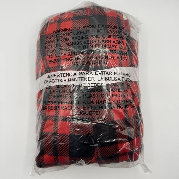 Jammies For Your Families Cuddl Duds Papa Bear Red Buffalo Pajamas Mens 2XLT - Picture 6 of 8